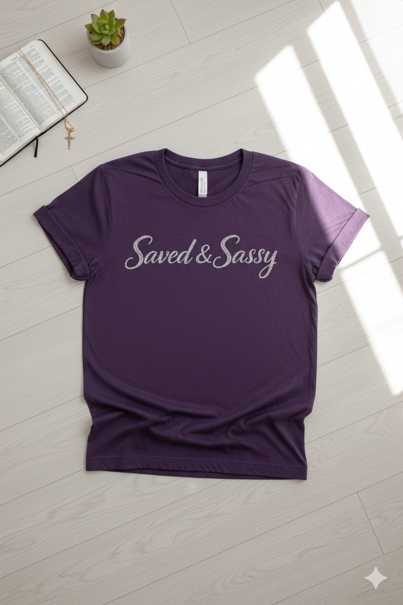 Saved and Sassy tshirts