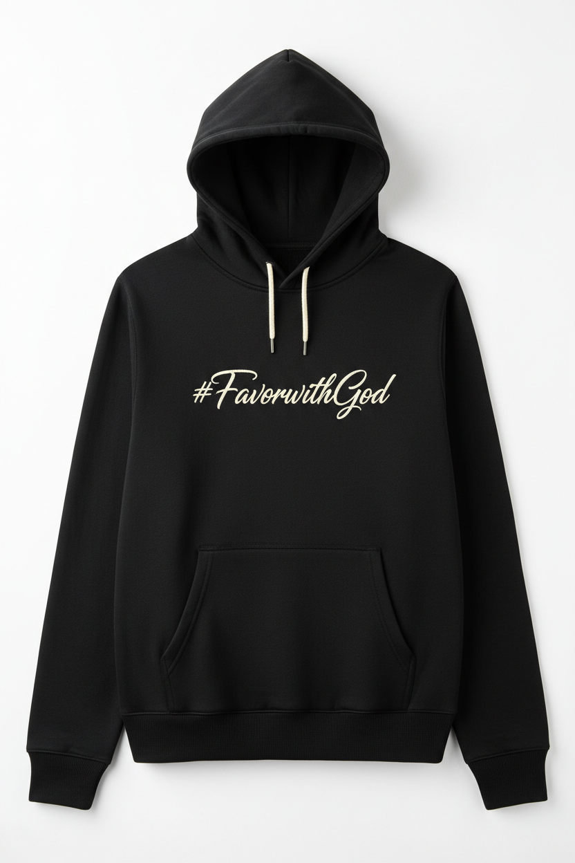 #FavorwithGod Hoodie Mockup