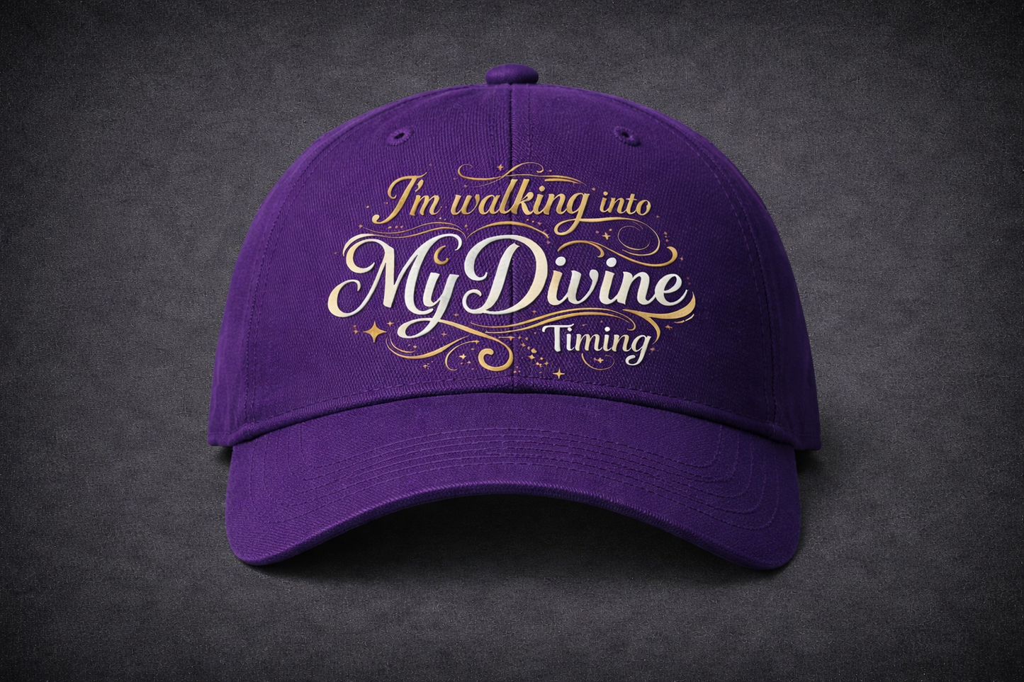 I'm Walking into My Divine Timing Hat