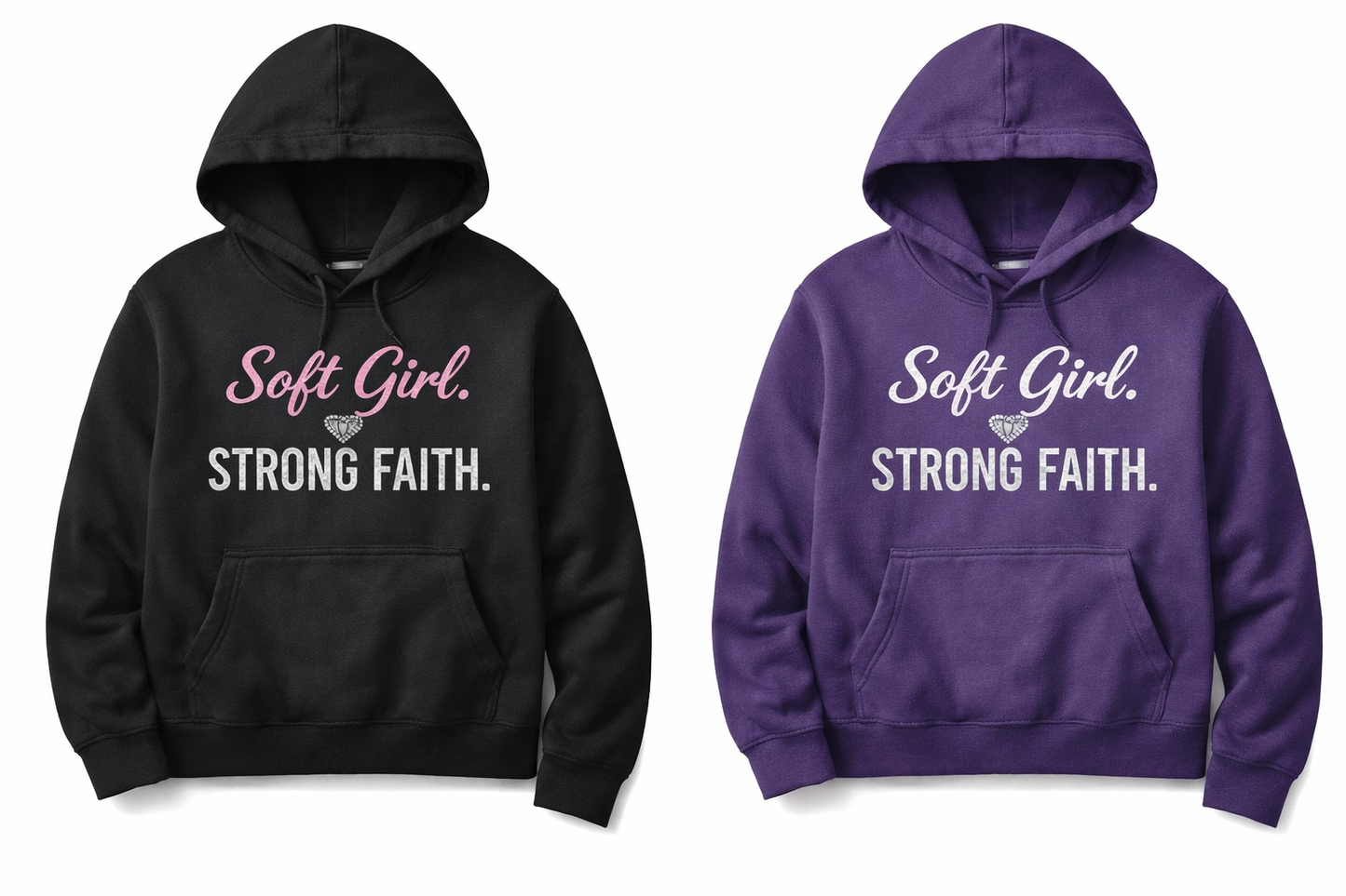Soft Girl. Strong Faith Hoodie