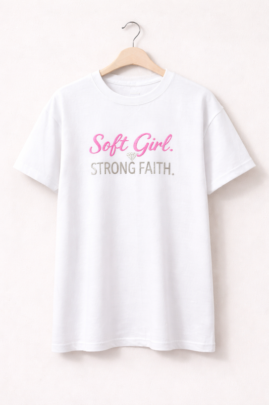 Soft Girl Strong Faith Tshirt
